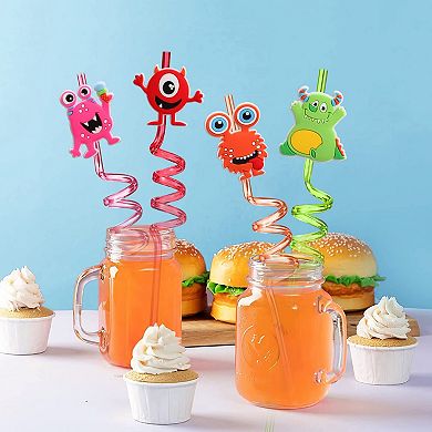 Reusable Drinking Straws Party Decoration Supplies 24pc