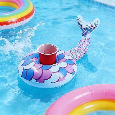 Inflatable Floating Drink Holders Pool Party Supplies 12pc