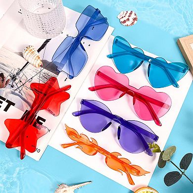 Fun Rimless Sunglasses Summer Party Favors 12pc