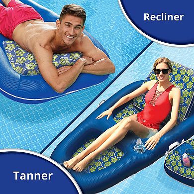 Aqua Campania Ultimate 2-in-1 Pool Float Lounge