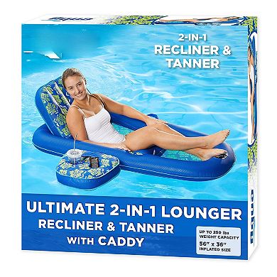 Aqua Campania Ultimate 2-in-1 Pool Float Lounge