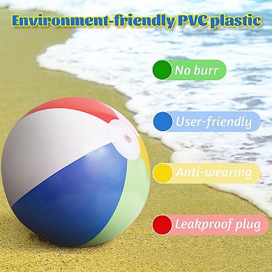 Inflatable Beach Balls Beach Pool Party Supplies 5pc