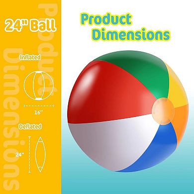 Inflatable Beach Balls Beach Pool Party Supplies 5pc