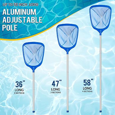 Pool Skimmer Net Pool Leaf Net with Reinforced Frame