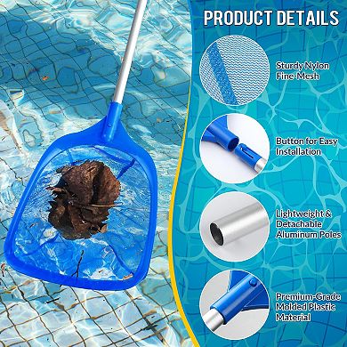 Pool Skimmer Net Pool Leaf Net with Reinforced Frame