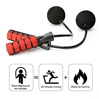 Jump Rope Ropeless Cordless Weighted Fitness Adjustable Men Women