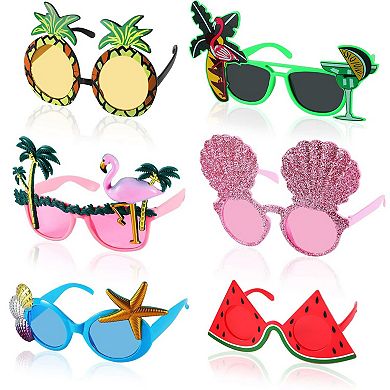 Summer Party Sunglasses Party Decoration 6pc