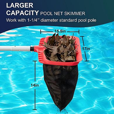 Thickened Frame Pool Skimmer Net Not Pole
