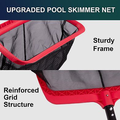 Thickened Frame Pool Skimmer Net Not Pole