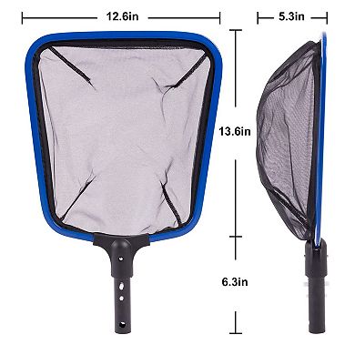 Ultra Fine Mesh Pool Skimmer Net Aluminum Frame Not Pole