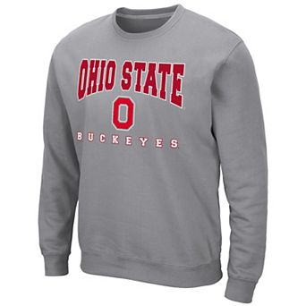 Men's Ohio State Buckeyes Bandon Dunes Appliqué Crewneck Sweatshirt