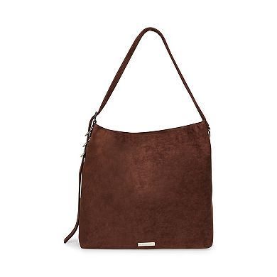 madden girl Suede Hobo Bag