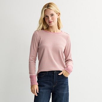 Women's Sonoma Goods For Life® Cozy Waffle Pullover Shirt