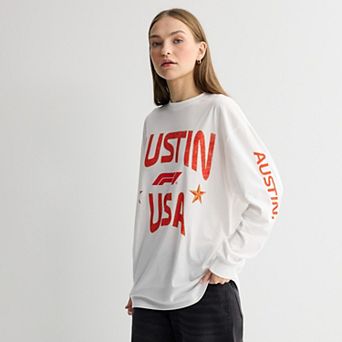 Juniors' FORMULA 1 Capsule Austin Graphic Long Sleeve Tee