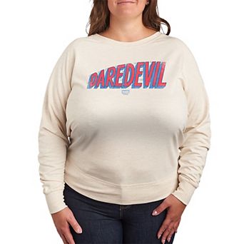 Plus Size Marvel Daredevil French Terry Long Sleeve Tee
