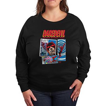 Plus Size Marvel Daredevil French Terry Long Sleeve Tee