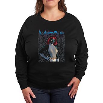 Plus Size Marvel X-Men Mystique French Terry Long Sleeve Tee