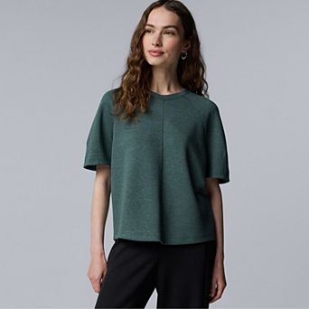 Petite Simply Vera Vera Wang Raglan Short Sleeve Top