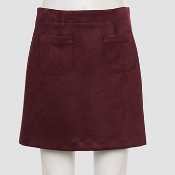 Women's LC Lauren Conrad Scalloped Pockets Mini Skirt