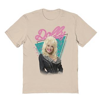 Adult Dolly Parton Neon Sign Graphic Tee