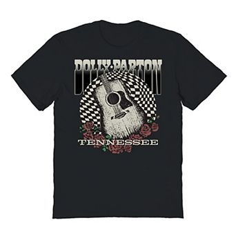 Adult Dolly Parton Tennessee Guitar Graphic Tee