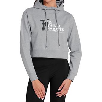 Juniors' Gilmore Girls In Omnia Cropped Hoodie