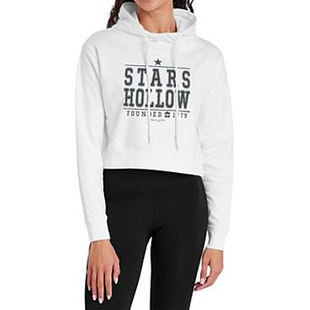 Juniors' Gilmore Girls Stars Hollow Cropped Hoodie