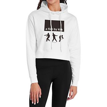 Juniors' Gilmore Girls A Film By Kirk Cropped Hoodie