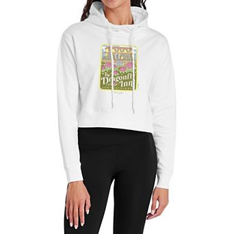 Juniors' Gilmore Girls Dragonfly Inn Cropped Hoodie