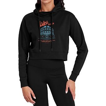 Juniors' Gilmore Girls Luke's Diner Cropped Hoodie