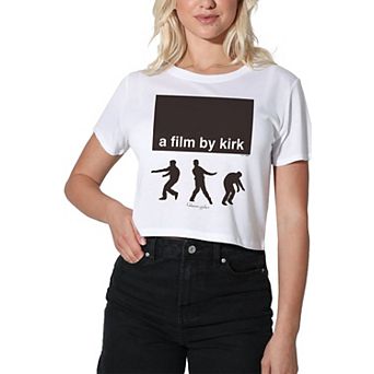 Juniors' Gilmore Girls A Film By Kirk Cropped Graphic Tee