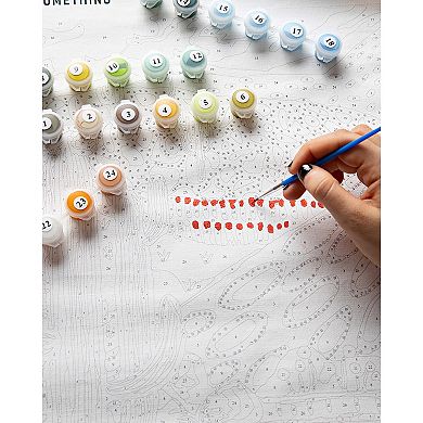 Journey of Something Paint By Numbers Cactus Valley Canvas Craft Kit