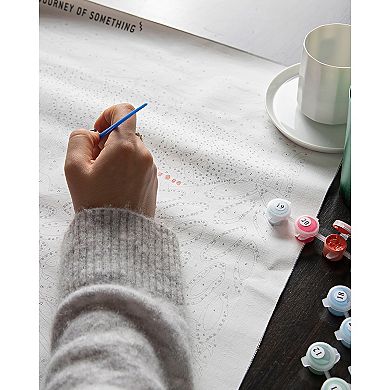 Journey of Something Paint By Numbers Cactus Valley Canvas Craft Kit