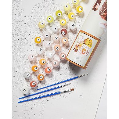 Journey of Something Paint By Numbers Pink Haze Canvas Craft Kit