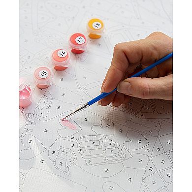 Journey of Something Paint By Numbers Pink Haze Canvas Craft Kit