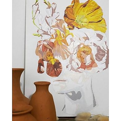 Journey of Something Paint By Numbers Pink Haze Canvas Craft Kit
