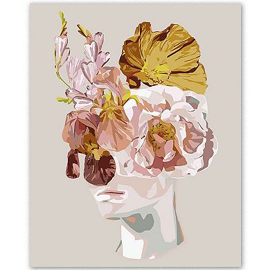 Journey of Something Paint By Numbers Pink Haze Canvas Craft Kit