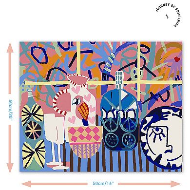Journey of Something Paint By Numbers Kitchen Window Craft Kit