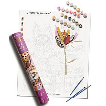 Journey of Something Paint By Numbers Two Proteas Craft Kit