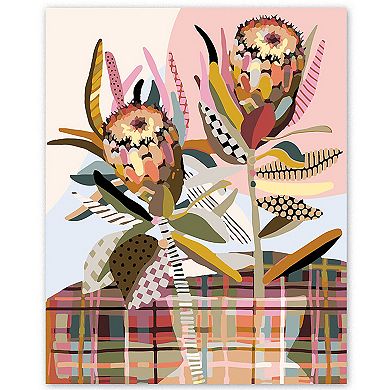Journey of Something Paint By Numbers Two Proteas Craft Kit
