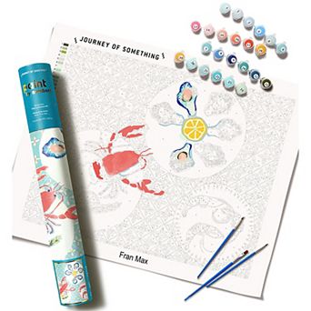 Journey of Something Paint By Numbers Seafood Canvas Craft Kit