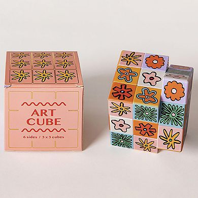 Journey of Something Art Cube 6-Sided Puzzle Game Fidget Toy Brainteaser