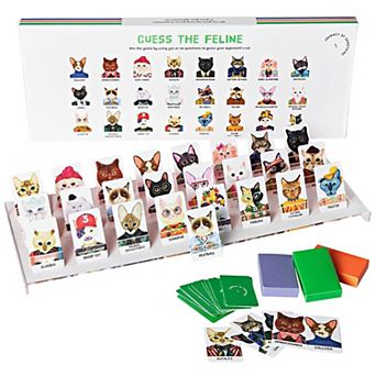 Hinkler Journey of Something Guess the Feline Quirky Cat Guessing Game