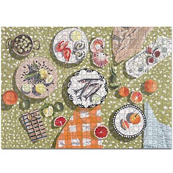 Journey of Something 1000 pc Jigsaw Puzzle Seafood Dinner Scene