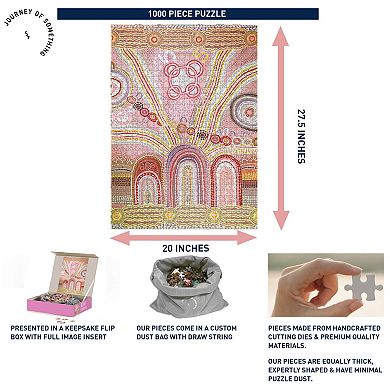 Hinkler Journey of Something 1000-Piece Jigsaw Puzzle Australian Indigenous Art