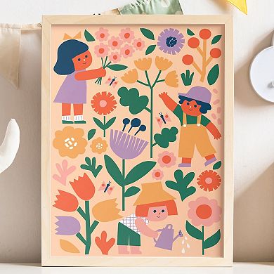 Hinkler Journey of Something Paint By Numbers Flower Patch DIY Art Craft Kit