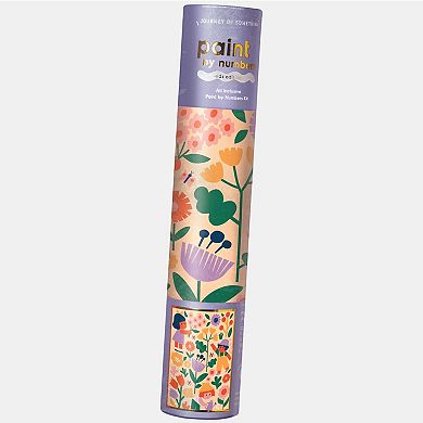 Hinkler Journey of Something Paint By Numbers Flower Patch DIY Art Craft Kit