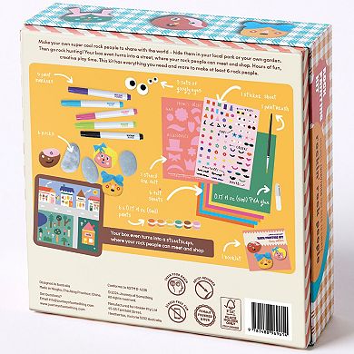 Hinkler Journey of Something Rock Painting Kit - Faces Edition - DIY Craft Kit