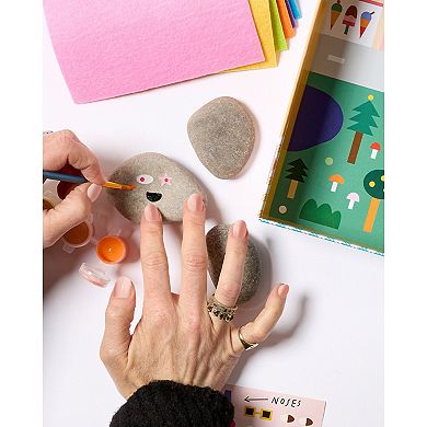Hinkler Journey of Something Rock Painting Kit - Faces Edition - DIY Craft Kit