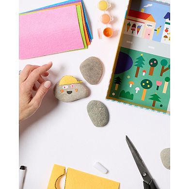 Hinkler Journey of Something Rock Painting Kit - Faces Edition - DIY Craft Kit